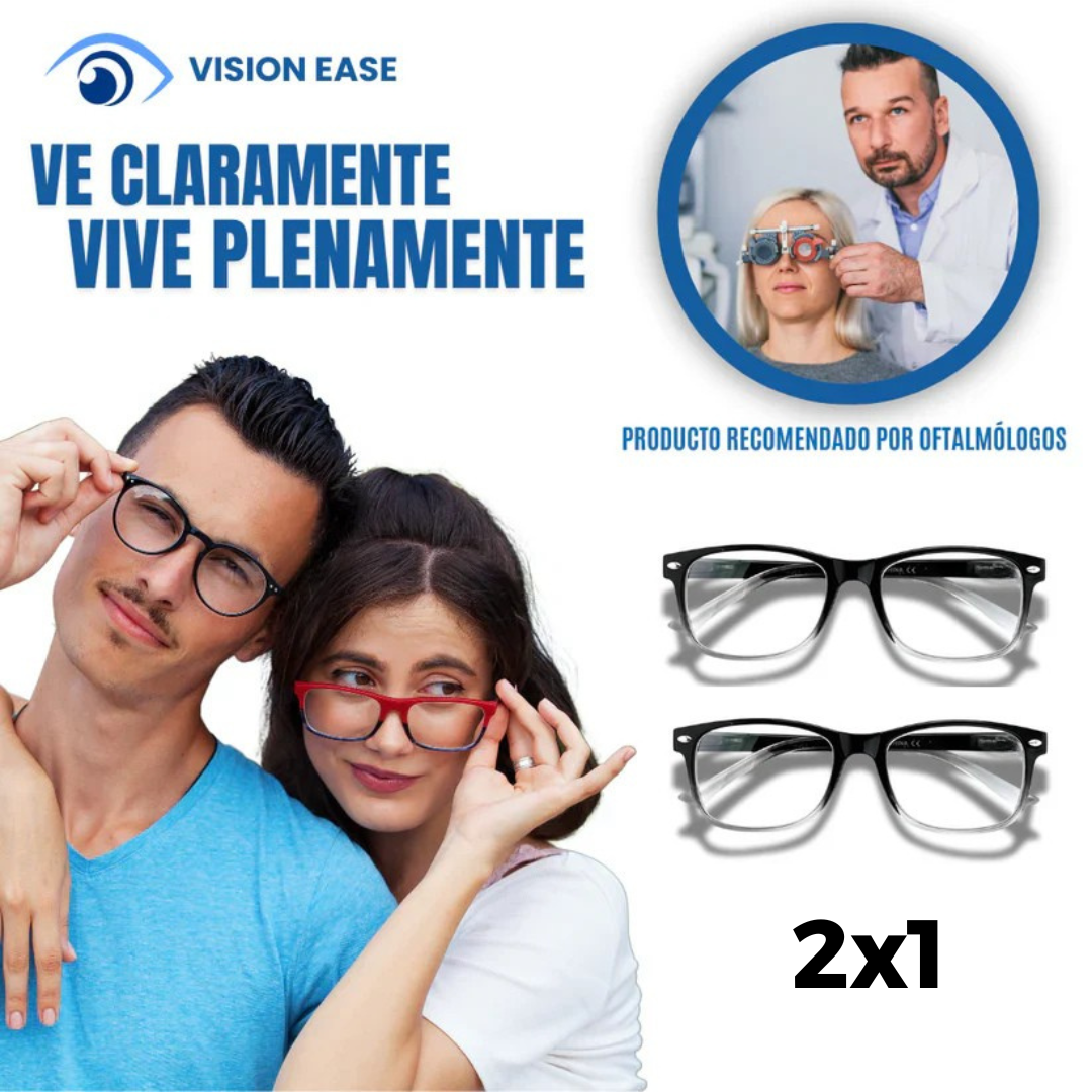 LENTES MULTIFOCALES VISION EASE - COMPRA 1 Y RECIBE 1 GRATIS