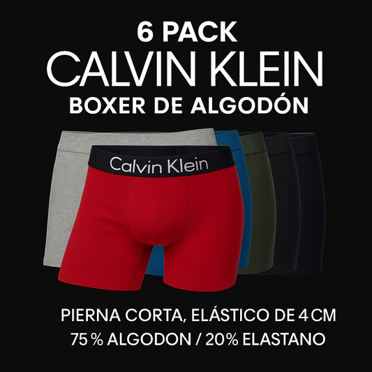 PACK DE 6 BOXER PREMIUM CK